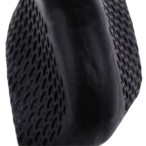 Adult Swim Cap Long Hair Black Caps Flexible Swimming Carousel 2