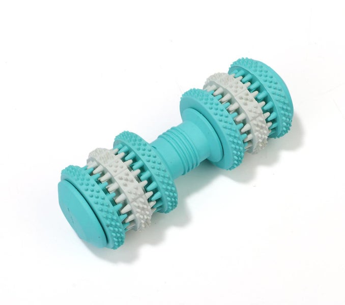 Dog Toy For Pets Tooth Cleaning Chewing Dumbbells Shape Toys Of Non-toxic Soft Carousel 1