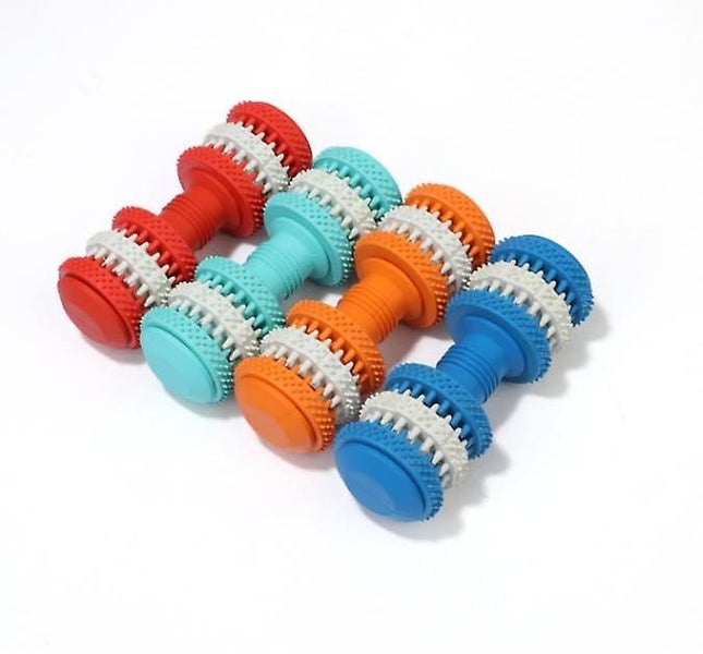 Dog Toy For Pets Tooth Cleaning Chewing Dumbbells Shape Toys Of Non-toxic Soft Carousel 2