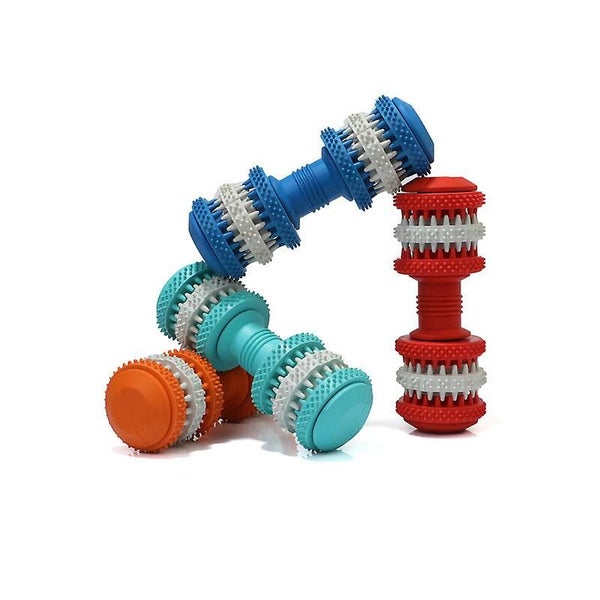 Dog Toy For Pets Tooth Cleaning Chewing Dumbbells Shape Toys Of Non-toxic Soft Carousel 4