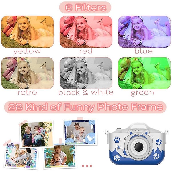Digital Camera For Children 4000 W Pixels Orange Carousel 5