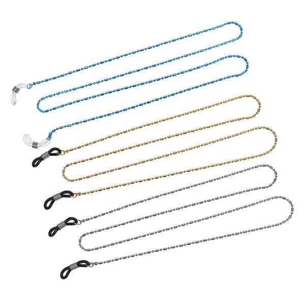 3pcs Convenient Practical Portable Glasses Chains Hanging Glasses Chains For W Carousel 3