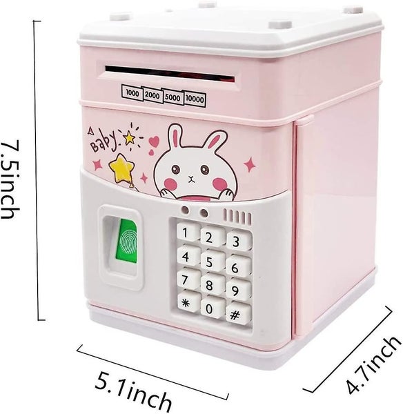 Electronic Piggy Bank For Girls Kids Safe Money Bank With Personal Password Se Carousel 2