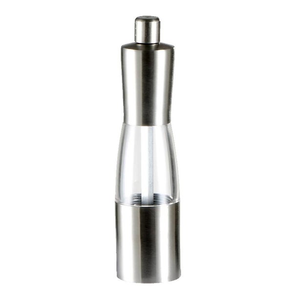 Salt And Pepper Grinder Stainless Steel Salt Grinders And Pepper Mill Set With Carousel 1
