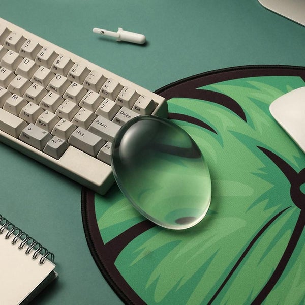 Non-slip Ergonomic Lotus Leaf Mouse Pad With Transparent Wrist Support Carousel 5