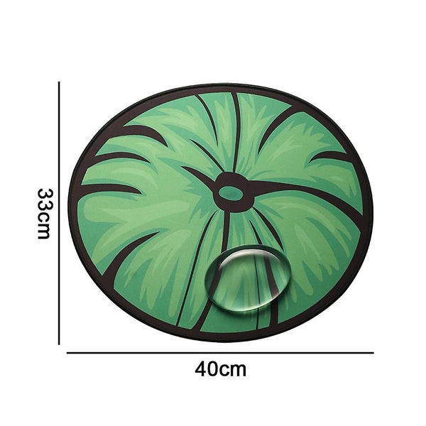 Non-slip Ergonomic Lotus Leaf Mouse Pad With Transparent Wrist Support Carousel 2
