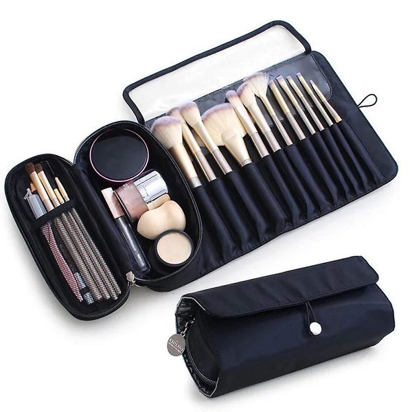 Portable Makeup Brush Organizer Makeup Brush Bag For Travel Can Hold 20+ Brush Carousel 1