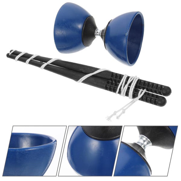 Classic Chinese Yo-yos Diabolo Juggling Toy With Hand Sticks random Color Carousel 2