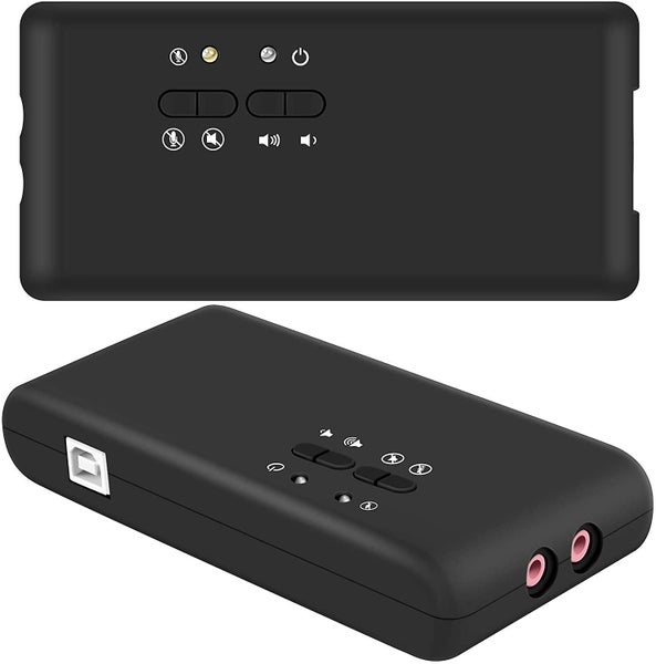 Usb 7.1 External Sound Card 8 Channels-7.1 Channel Usb Speakers-dynamic 3d Sur Carousel 1