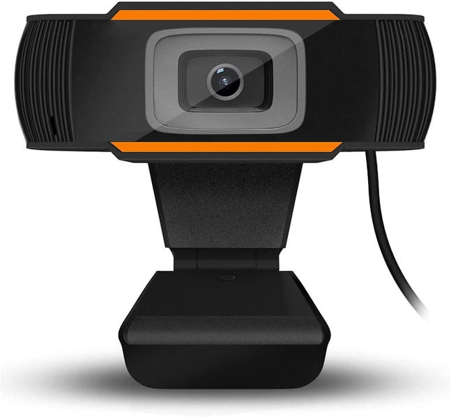 Webcam Live Professional Hd Webcam With Microphone Pc Laptop 720p Usb Rotating Carousel 1