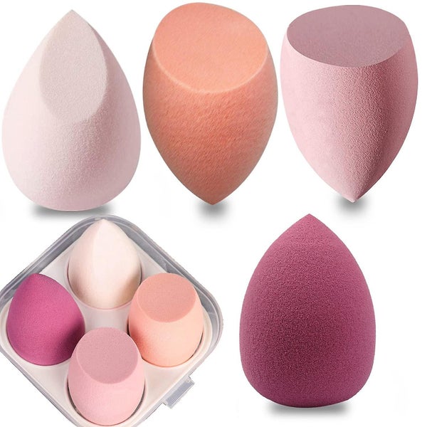 4 Pack Makeup Sponge Set Soft Sponge For Liquid Foundation Creams And Powdersl Carousel 2