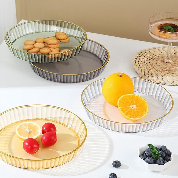 Family Living Room Coffee Table Fruit Tray Snack Tray Carousel 5