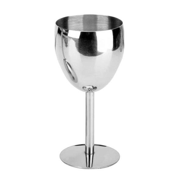 Glass Goblet Metal Wine Tumbler Insulated Champagne Flute Stainless Steel Stem Carousel 1