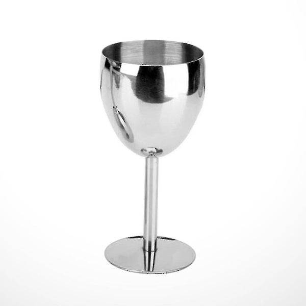 Glass Goblet Metal Wine Tumbler Insulated Champagne Flute Stainless Steel Stem Carousel 2