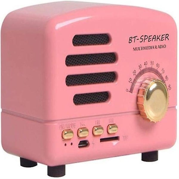 Mini Vintage Radio Portable Retro Am Fm Support Card Receiver Stereo Shortwave Carousel 1