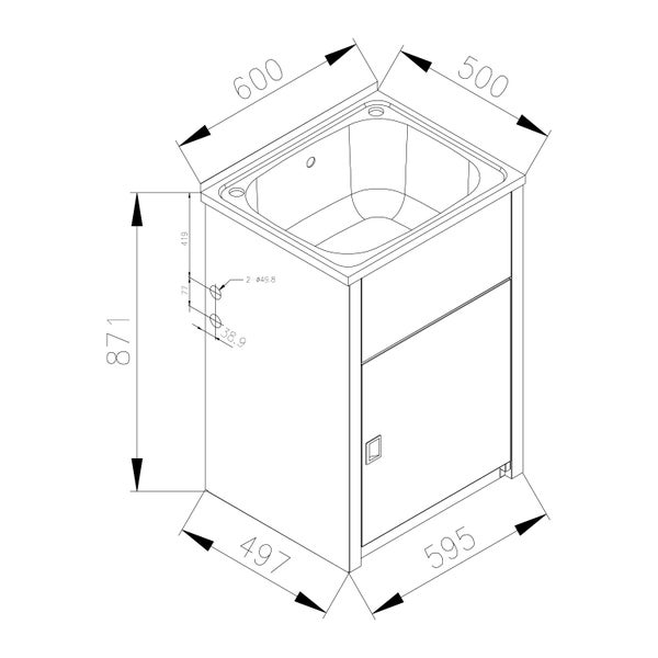 NEW LAUNDRY TUB Carousel 2