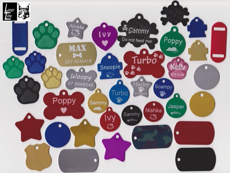 Pet Tag Dog Tag Cat Tags Engraved - Free Post Carousel 1