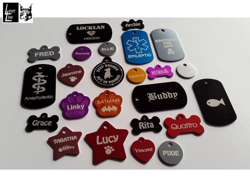 Pet Tag Dog Tag Cat Tags Engraved - Free Post Carousel 8