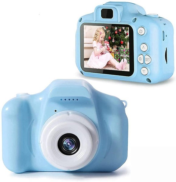 Children's Camera Blue 1300w + 32g Memory Card + Card Reader Carousel 1