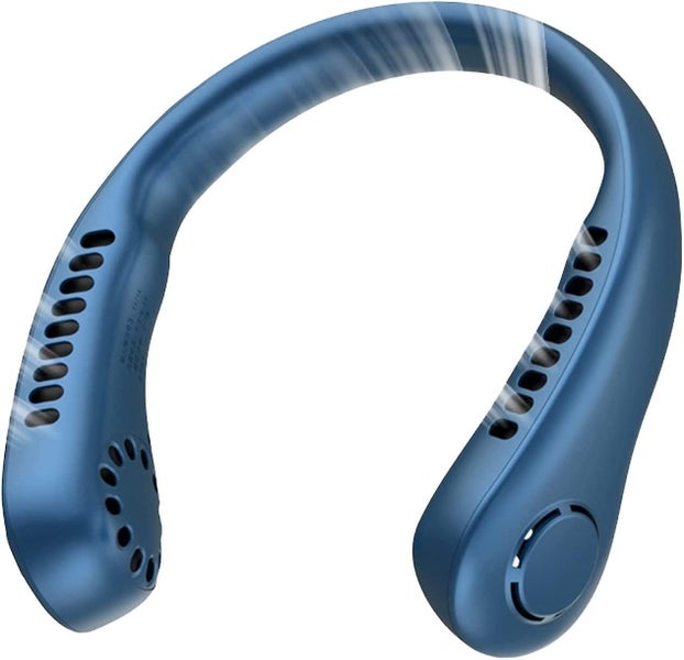 Portable Neck Fan 3 Speed Rechargeable Battery Bladeless Mini Usb Fan Personal Carousel 1