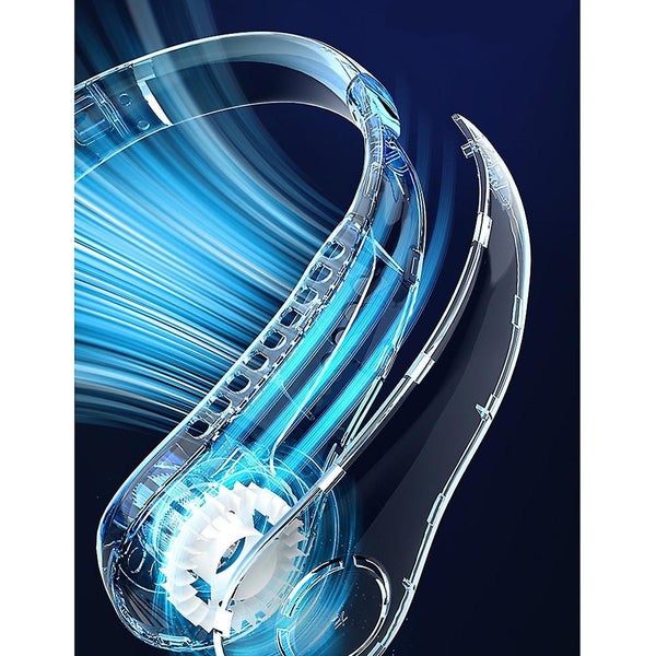 Portable Neck Fan 3 Speed Rechargeable Battery Bladeless Mini Usb Fan Personal Carousel 2