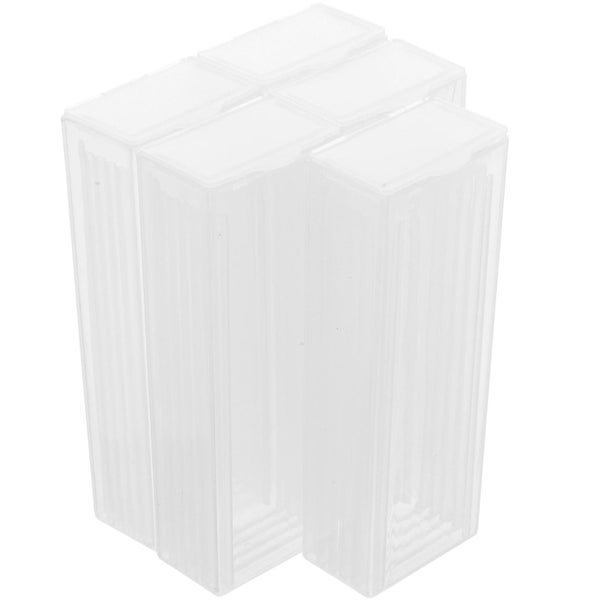 5 Pcs Slide Holder Pocket Microscope Case Microscope Slide Box Slide Case Open Carousel 2