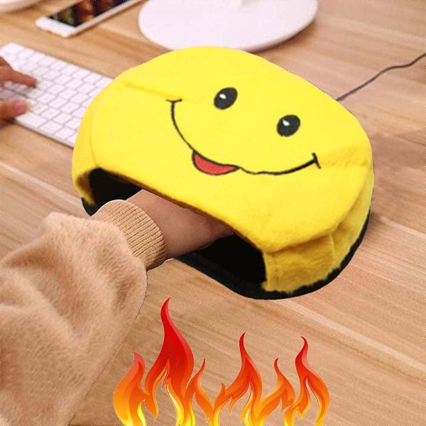 Usb Heated Mouse Pad Winter Warm Plush Hand Warmer Usb Warm Mouse Pad Carousel 1