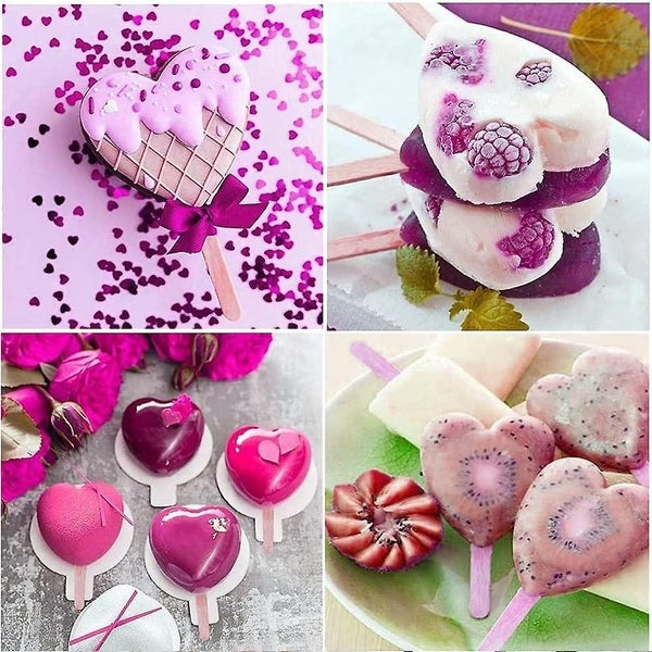 Ice Cream Moldcute Heart Shaped Silicone Ice Cream Mold Maker Making Tool Diy Carousel 5