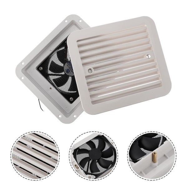Universal Side Air Vent Ventilation Exhaust Fan 12v For Rv Trailer Camper Carousel 2