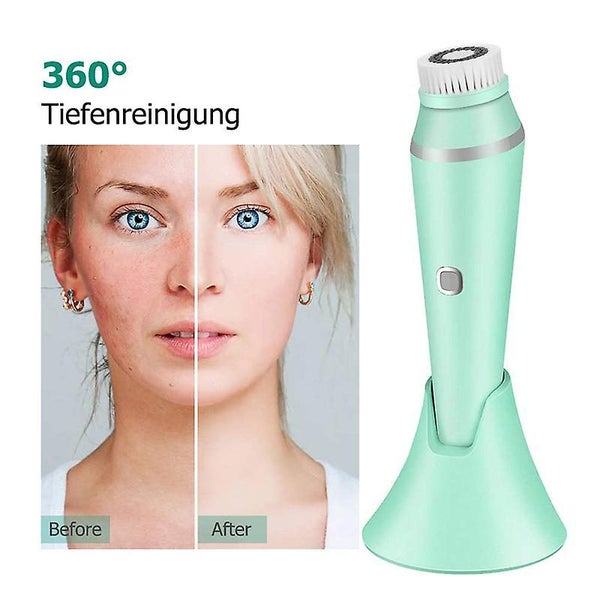 Facial Cleansing Brush 4 In 1 Waterproof Electric Facial Brush Two-way Rotatio Carousel 5