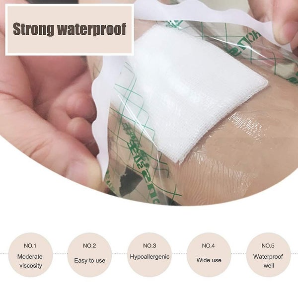 Waterproof Transparent Film Roll Adhesive Tape Medical Wound Dressing Fixer Pl Carousel 5