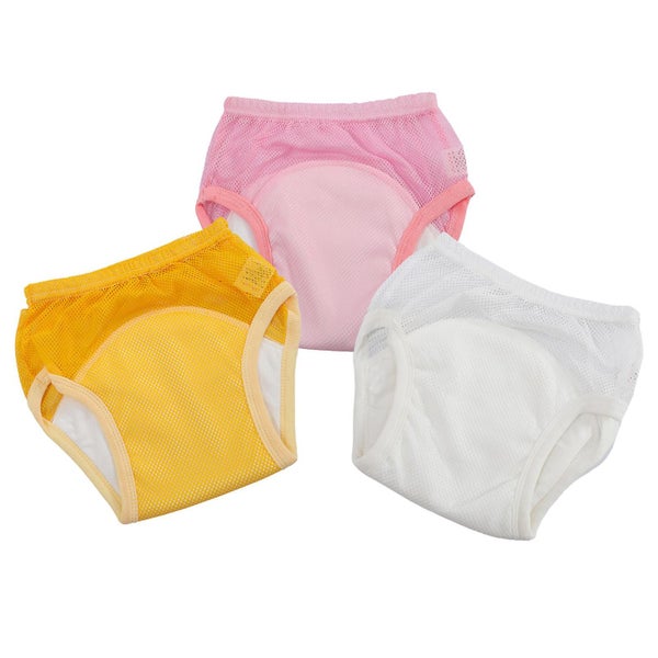 3pcs Baby Cotton Training Pants Breathable Toddler Potty Training Underwear Carousel 2