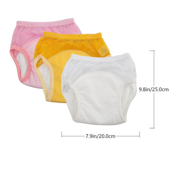 3pcs Baby Cotton Training Pants Breathable Toddler Potty Training Underwear Carousel 3