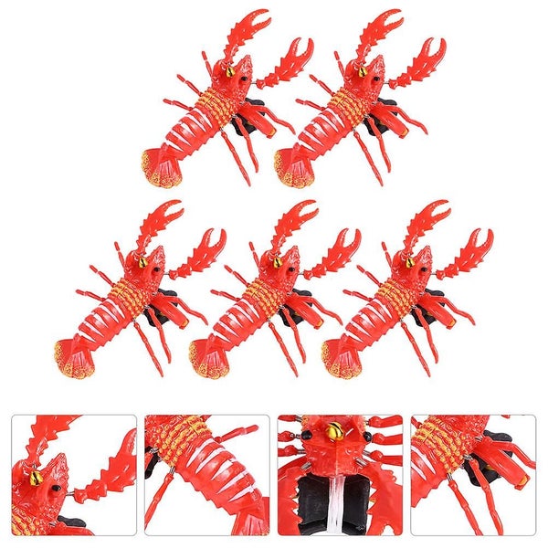 5pcs Clockwork Lobster Toy Lobster Pulling String Toy Children Wind-up Toy Carousel 2