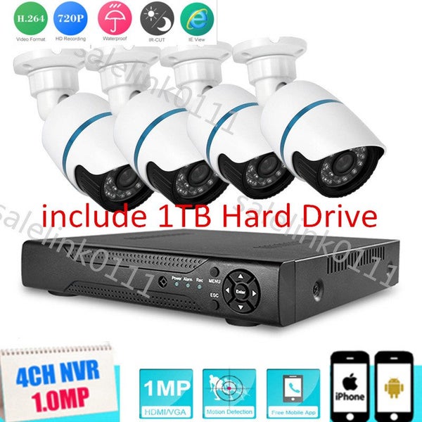 CCTV security camera system with 1TB hard drive combo Carousel 1