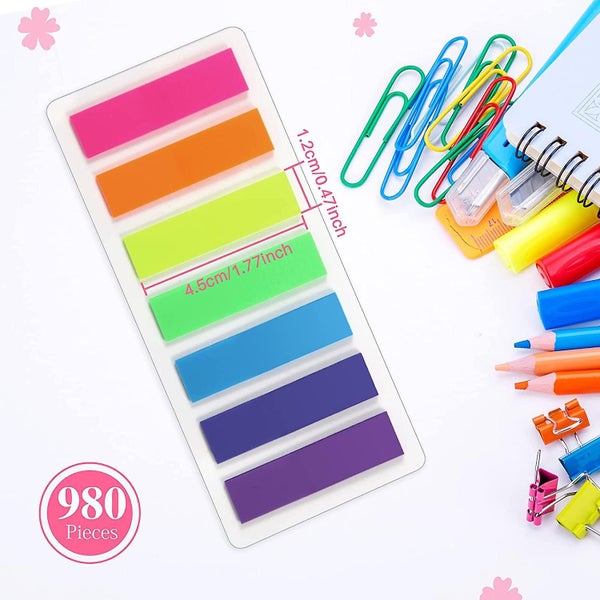 Sticky Notes Flags 7 Color Index Tabs Index Flag Bright Colors Page Index Stic Carousel 2