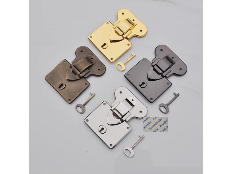 1Piece Classic Retro Case Latch Hardware Kit For Jewelry Box Decoration Carousel 2