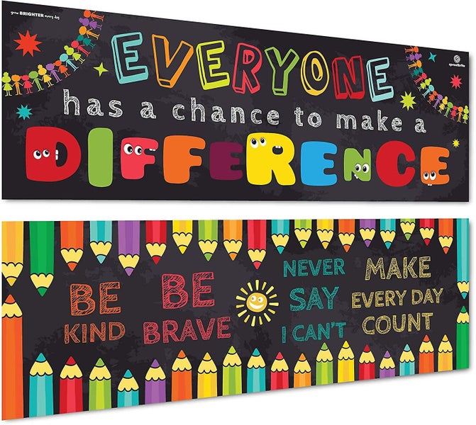 Inspire Minds With Classroom Banners And Posters Educational Growth Mindset Carousel 1