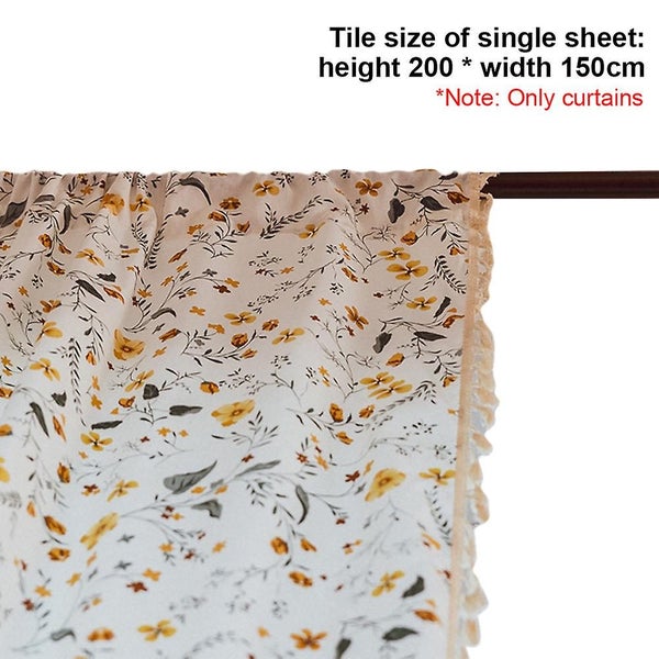 High Quality Floral Fresh Free Punching White Printed Cotton Girl Children's R Carousel 4