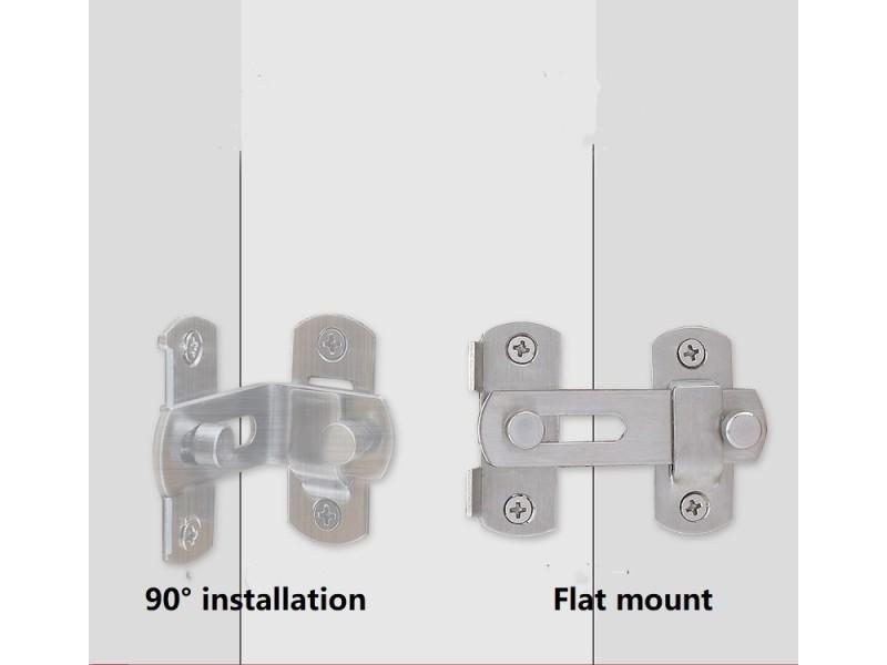 Stainless Steel Latch Door Lock Buckle Safety Door Bolt Carousel 2