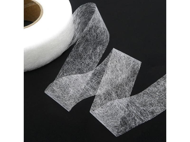 60Meters/Roll Double-sided Non-woven Interlining Adhesive Fabric Cloth Iron On Carousel 2