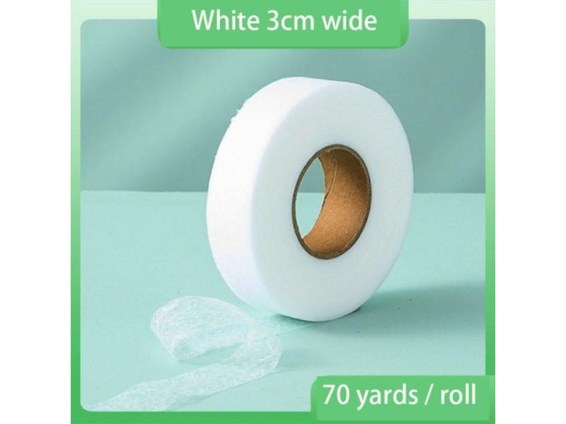 60Meters/Roll Double-sided Non-woven Interlining Adhesive Fabric Cloth Iron On Carousel 1