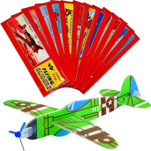 24pcs Gliders children's Foam Aircraft Flight Models For Birthday Parties Carousel 1