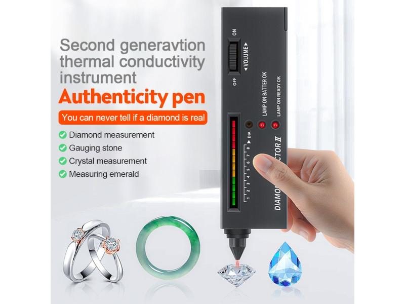 Professional Diamond Gem Tester Pen Portable Gemstone Gem Jewelry Selector High Carousel 2