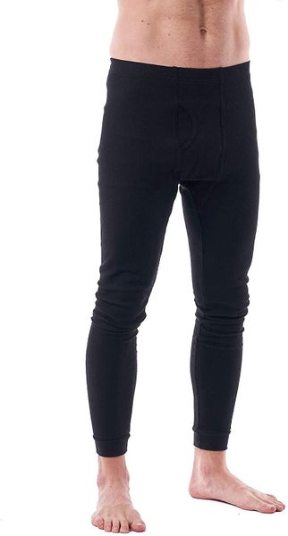 Mens Thermal Underwear Bottoms Cotton Layer Pant Carousel 1