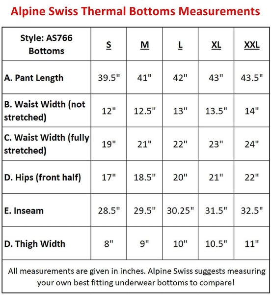 Mens Thermal Underwear Bottoms Cotton Layer Pant Carousel 2