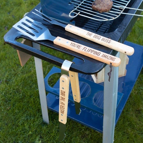 3 Piece BBQ Tool Set in Metal Case Carousel 1