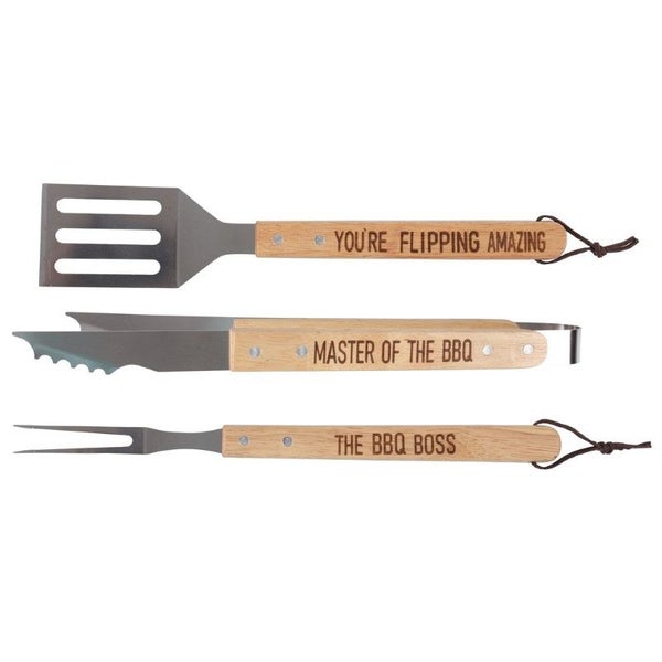 3 Piece BBQ Tool Set in Metal Case Carousel 2