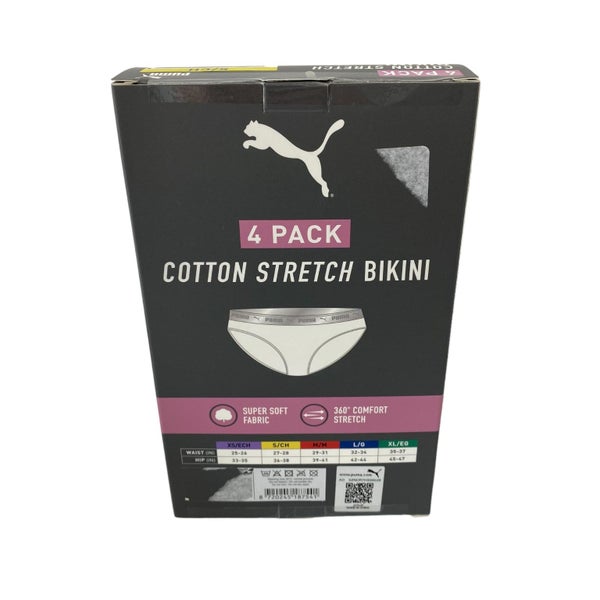 Puma 4x Women's Bikini Briefs - Black - Size Small Carousel 2