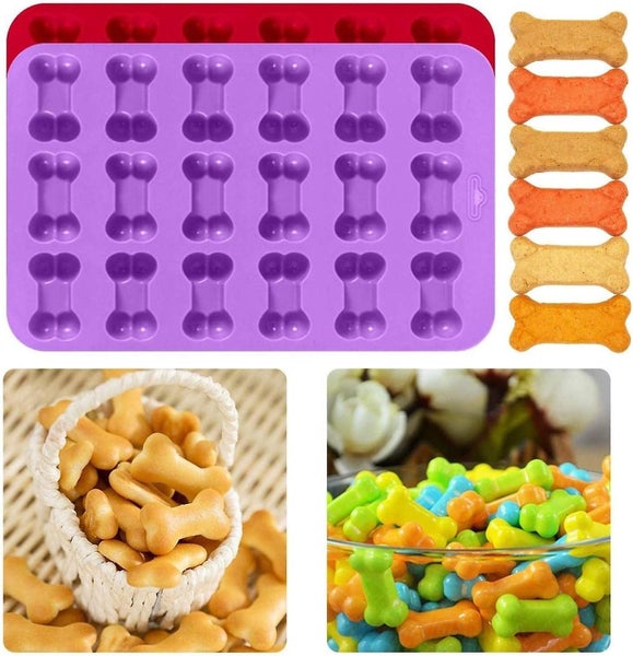 5pcs Dog Biscuit Baking Mold Dog Treats Silicone Mold Baking Mat Dog Biscuit M Carousel 2